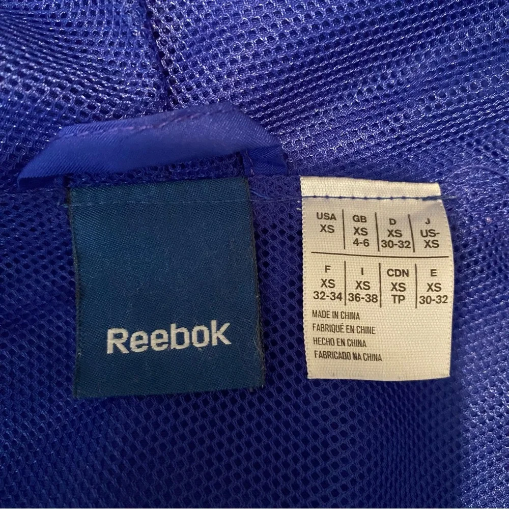 Reebok windbreaker with hood